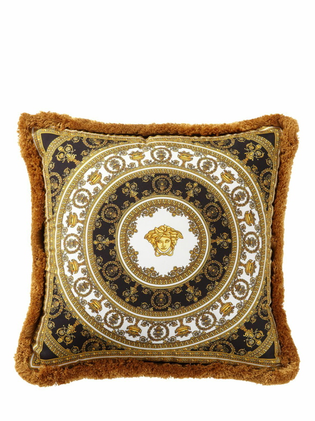 Photo: VERSACE - I Heart Baroque Silk Accent Cushion