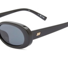 Le Specs Outta Love + Sunglasses in Black/Smoke Mono 