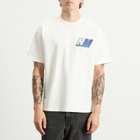 Napapijri Men's x Martine Rose Logo T-Shirt in White Whisper