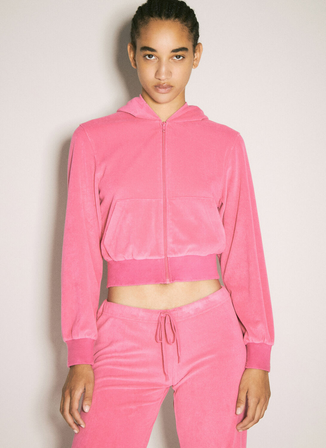 Balenciaga BB Motel Zip-Up Hooded Sweatshirt