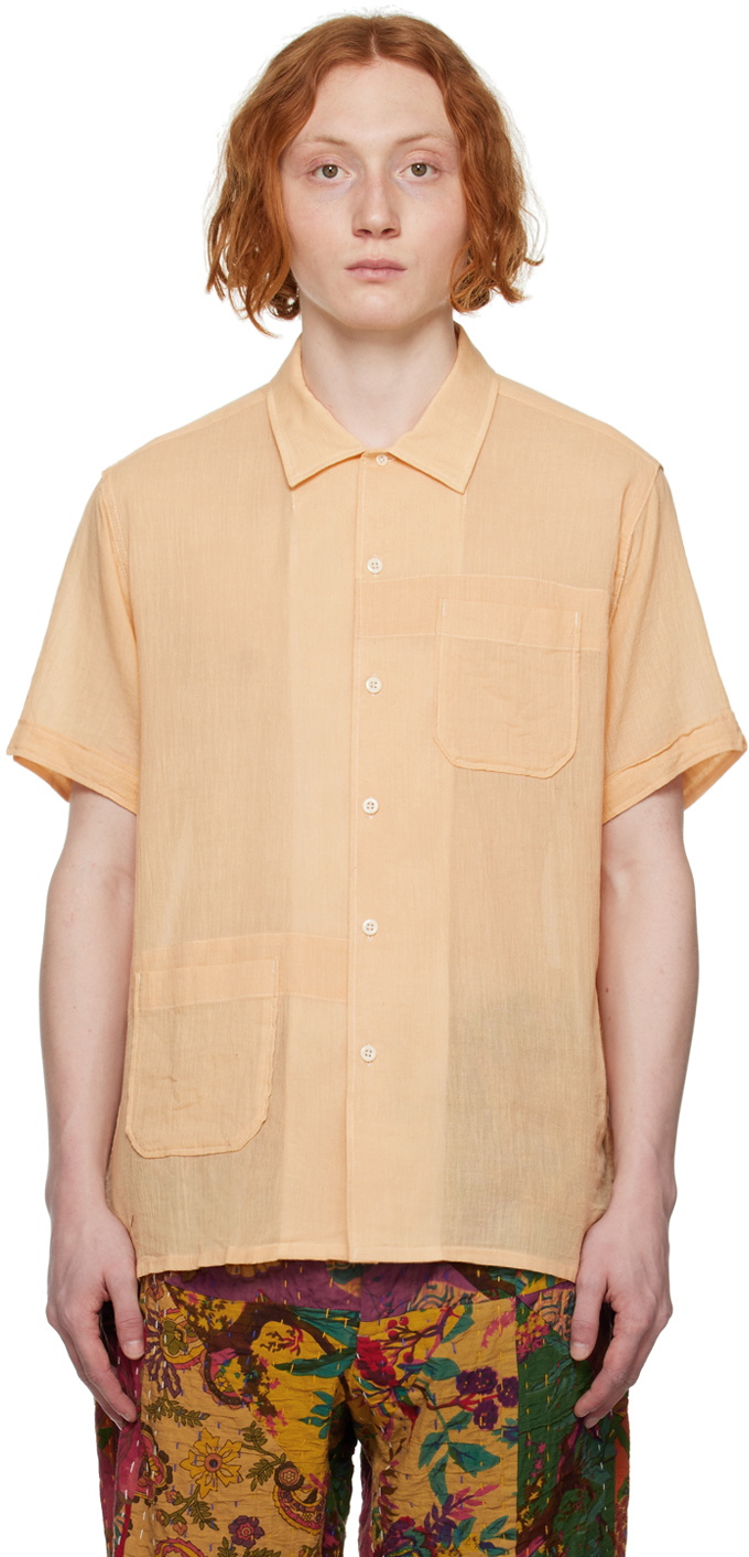 Engineered Garments Orange Camp Shirt Engineered Garments