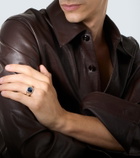 David Yurman Streamline® sterling silver ring with pietersite