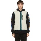 PS by Paul Smith Reversible Black Satin and Sherpa Vest