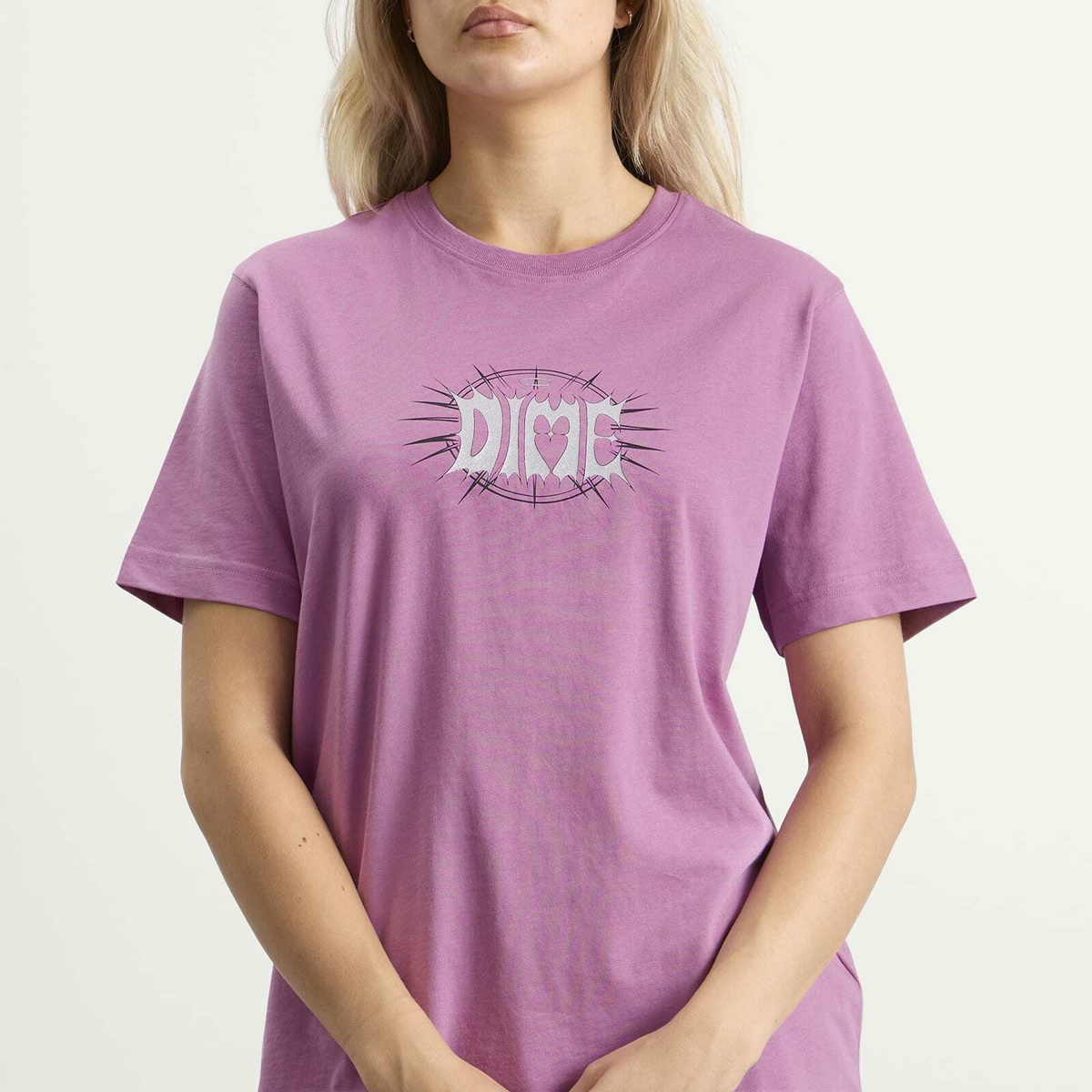 Dime Women's Holy T-Shirt in Lilac