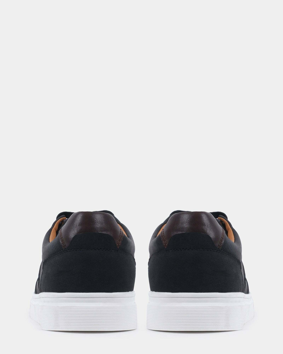 Steve Madden Scenario Sneakers in Black Nubuck