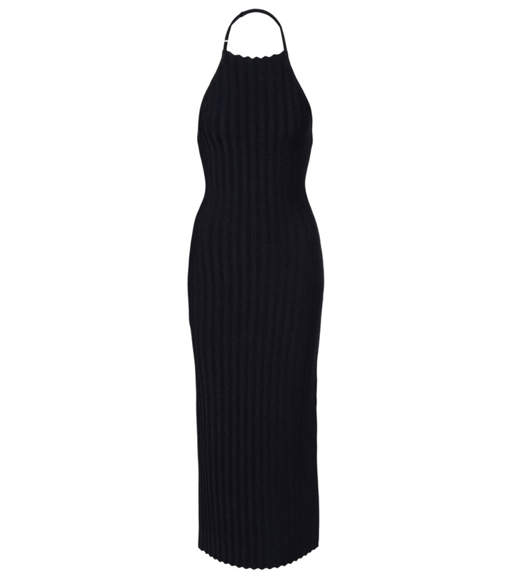 Photo: Jacquemus Tablier knitted midi dress
