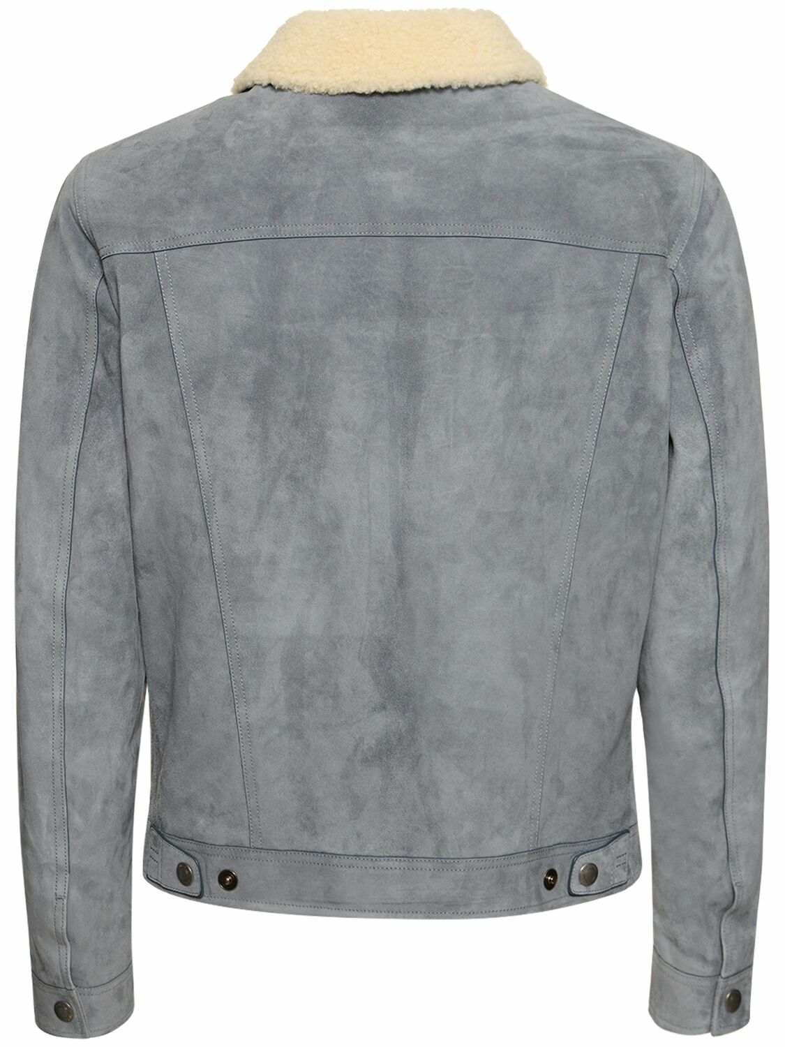 TOM FORD - Buttery Suede Shearling Trucker Jacket TOM FORD TOM FORD - Buttery Suede Shearling Trucker Jacket TOM FORD