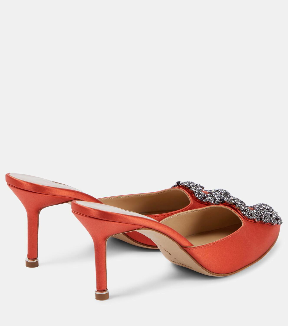 manolo blahnik lavender mules