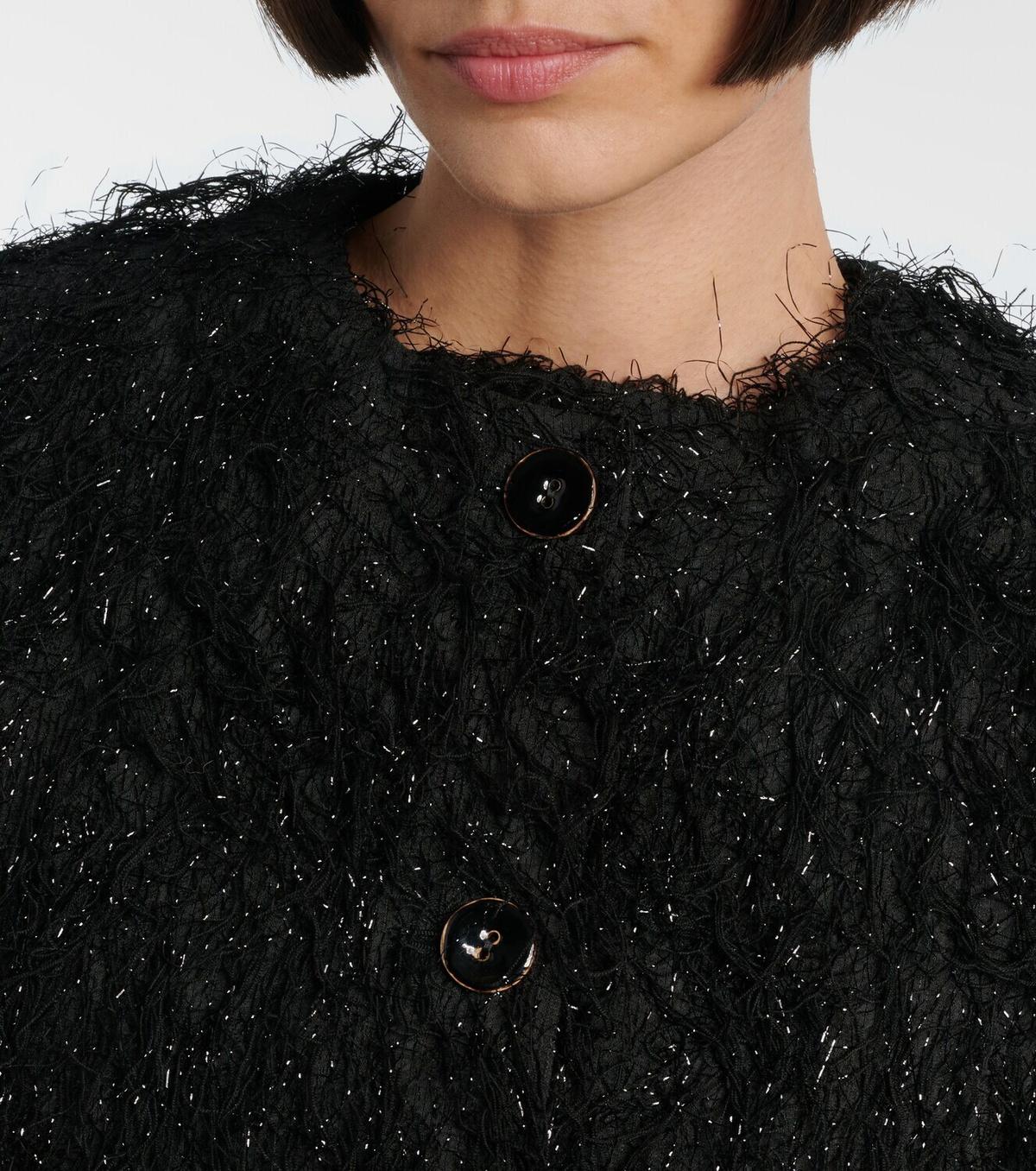 Erdem Lurex® fil coupé jacket