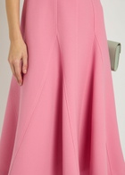 Emilia Wickstead Benicia Wool-crepe Midi Dress Pink
