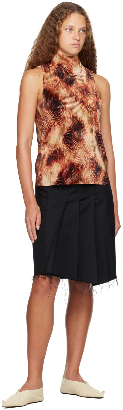 Song for the Mute Black Pleated Miniskirt