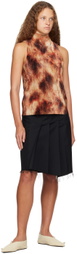 Song for the Mute Black Pleated Miniskirt