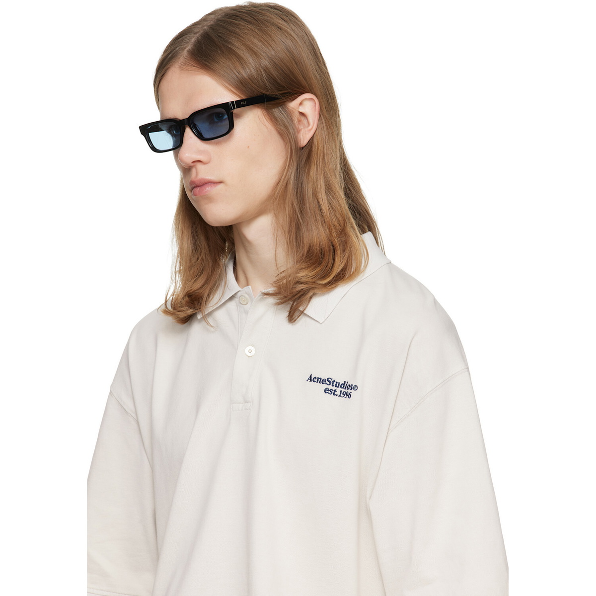 RETROSUPERFUTURE Black Gesto Sunglasses