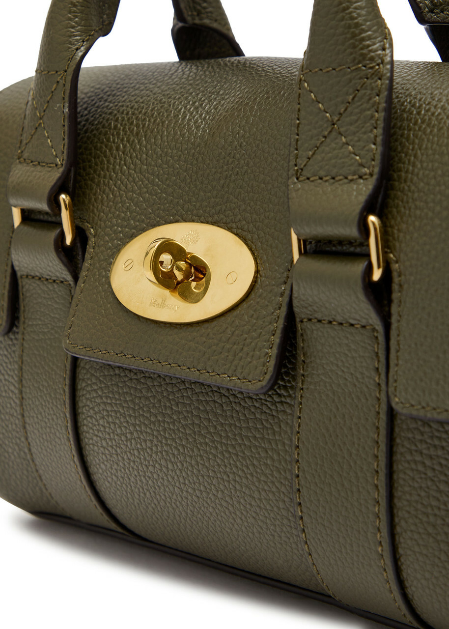 Mulberry Heritage Bayswater Mini Grained Leather Cross-body bag - Green - One Size