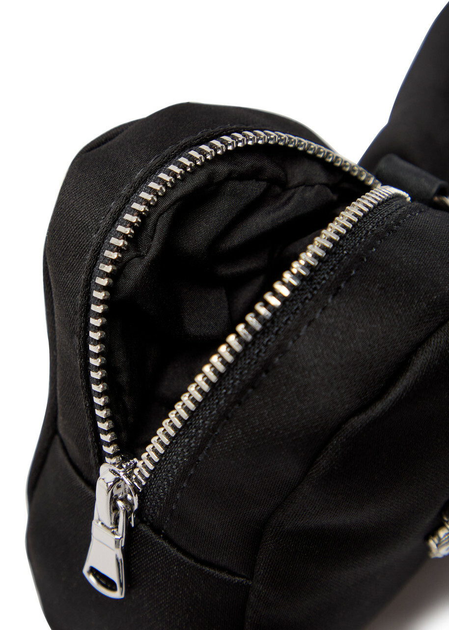 Simone Rocha Hare Embellished Satin bag Charm - Black - One Size