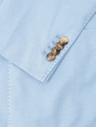 Boglioli - Stretch Cotton and Linen-Blend Blazer - Blue