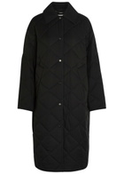 Joseph Penny Quilted Woven Coat Black