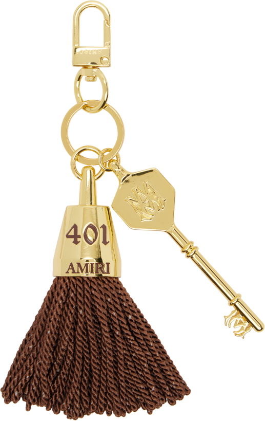 Photo: AMIRI Gold Hotel Keychain