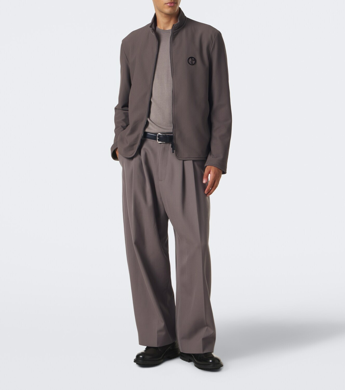 Giorgio Armani Logo blouson jacket