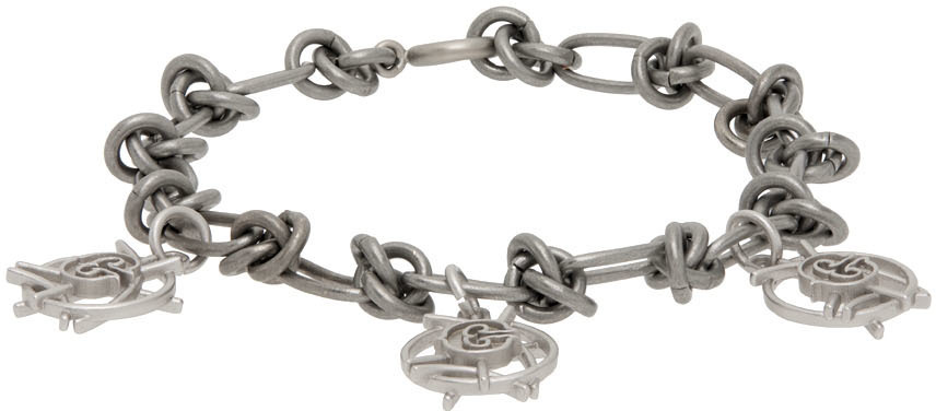 C2H4 Silver Roses & Thorns Bracelet C2H4