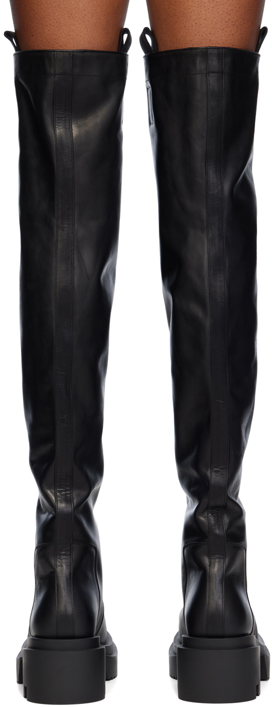 Rick Owens Black Porterville Wader Bogun Boots Rick Owens