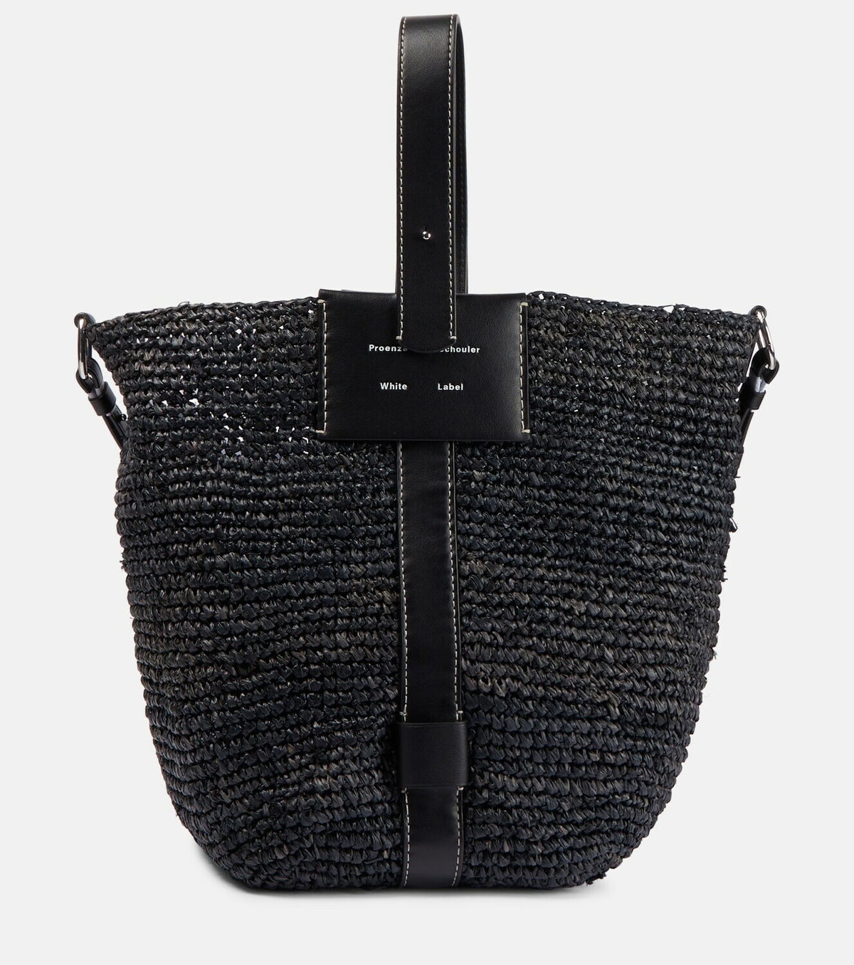 Proenza Schouler White Label Sullivan raffia bucket bag