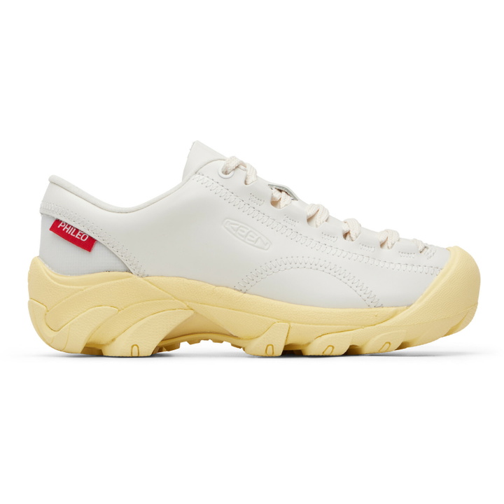 Photo: KEEN White & Yellow PHILEO Edition Targher Sneakers