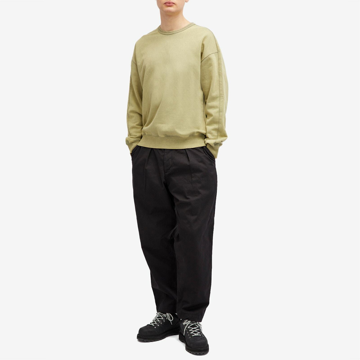 FrizmWORKS Men's OG Vintage Crew Sweat in Mustard