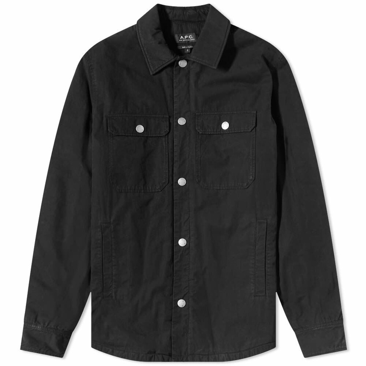 Photo: A.P.C. Men's Alex Shirt Jacket in Black