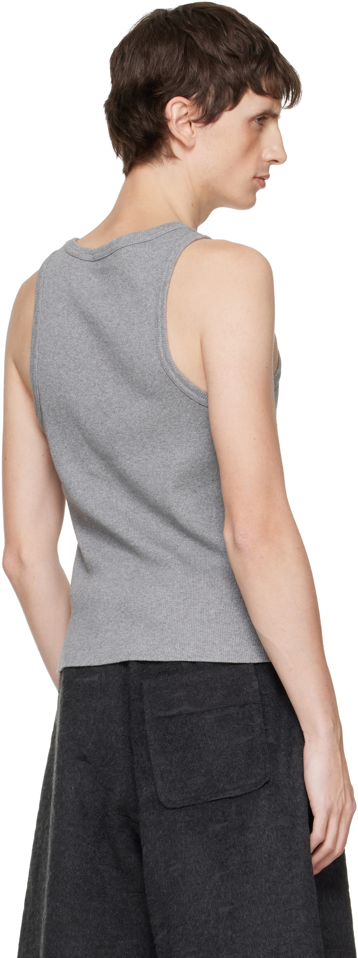 Charles Jeffrey LOVERBOY Gray Logo Tank Top