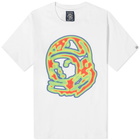 Billionaire Boys Club Men's Heat Map Helmet Logo T-Shirt in White