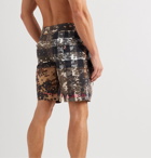 Burberry - Long-Length Camouflage-Print Shell Swim Shorts - Neutrals