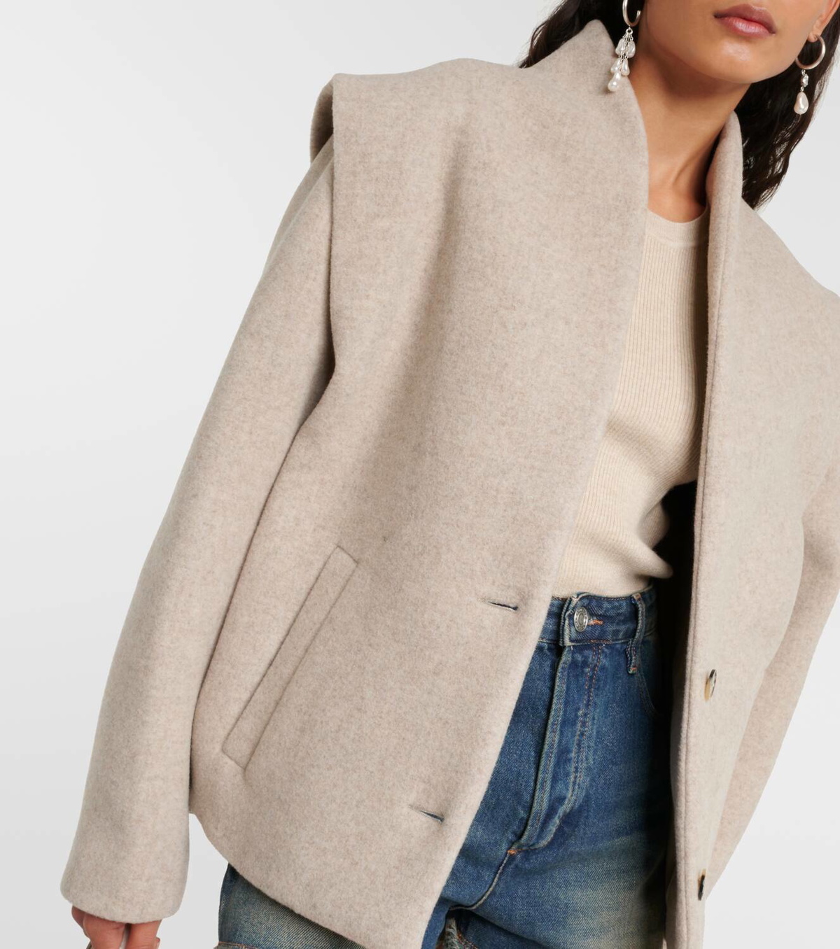 Isabel Marant Drogo wool-blend jacket Isabel Marant