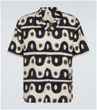 Commas Camp Collar printed shirt