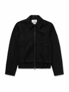 Oliver Spencer - Arlington Wool-Blend Felt Bomber Jacket - Black