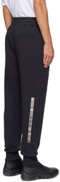 A-COLD-WALL* Black Foil Grid Lounge Pants