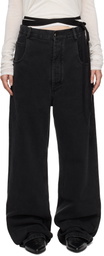 Ann Demeulemeester Black Polly 5 Pocket High-Comfort Jeans