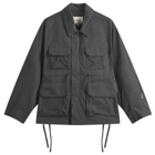 Uniform Bridge Men's 4-Pocket Coach Jacket in Charcoal