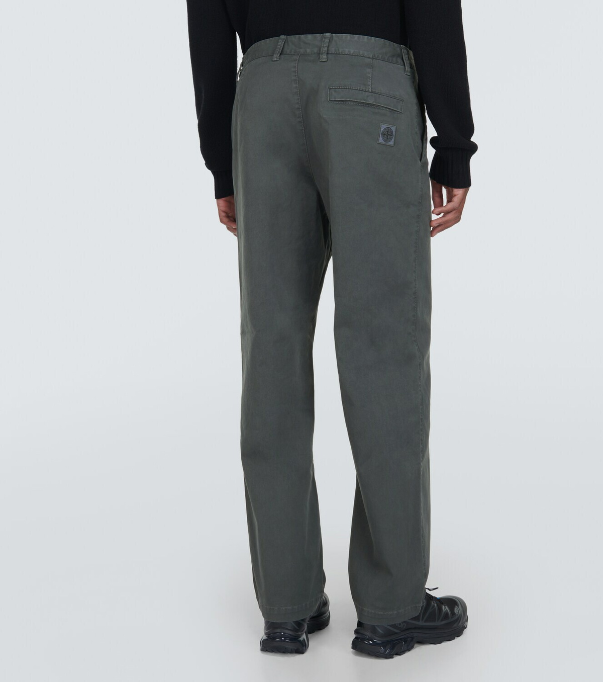Stone Island Cotton twill pants Stone Island