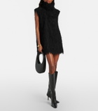 The Frankie Shop Lancy fringed minidress