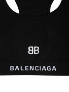 BALENCIAGA - Cotton Jersey Sports Bra