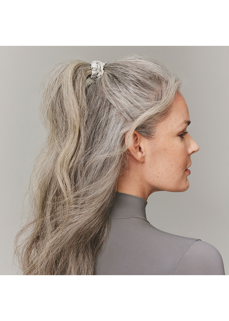 Slip Pure Silk Skinny Scrunchies - Silver