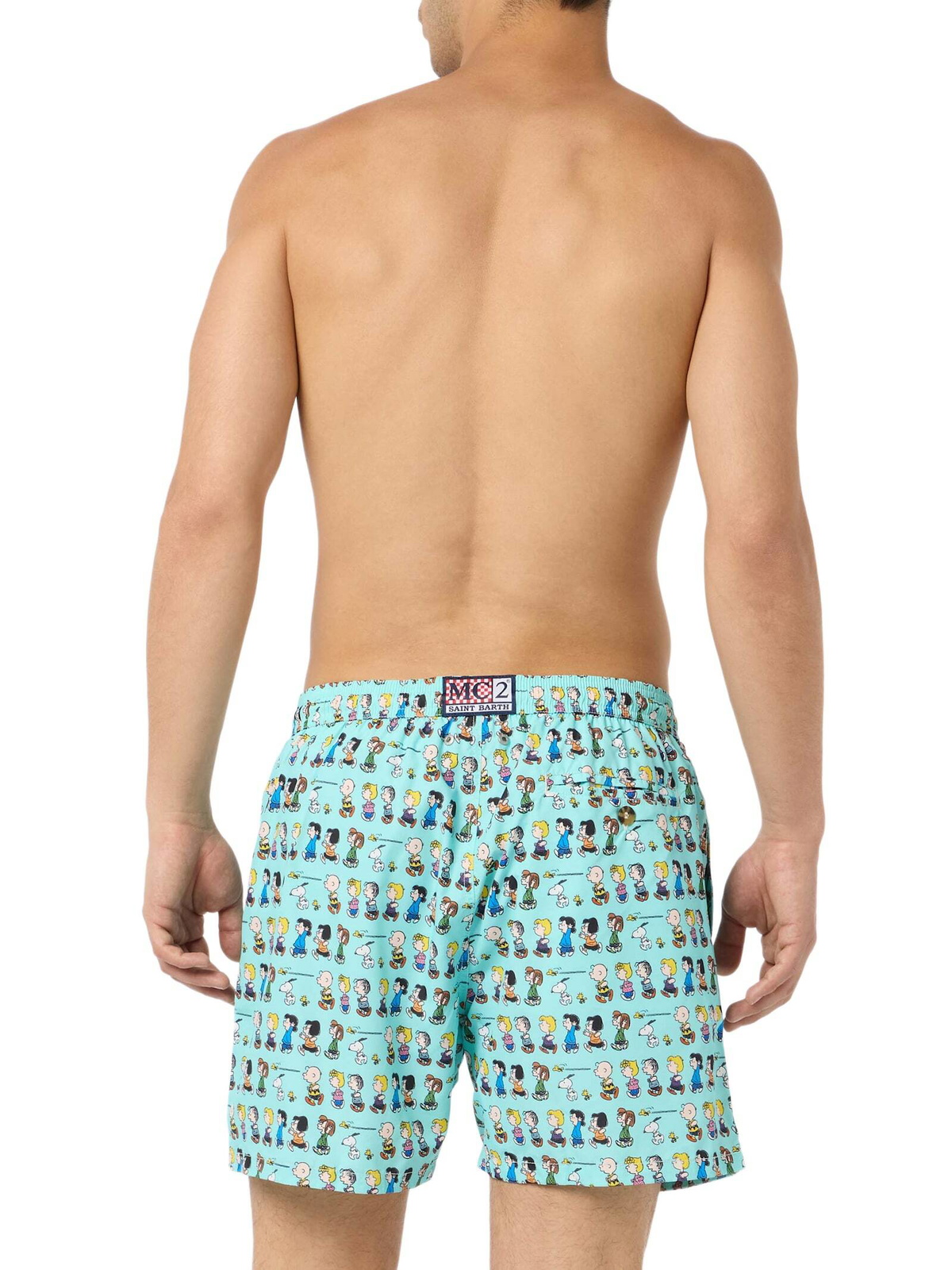 MC2 SAINT BARTH Men Lightweight Swim Shorts Lighting Micro Fantasy Ducky