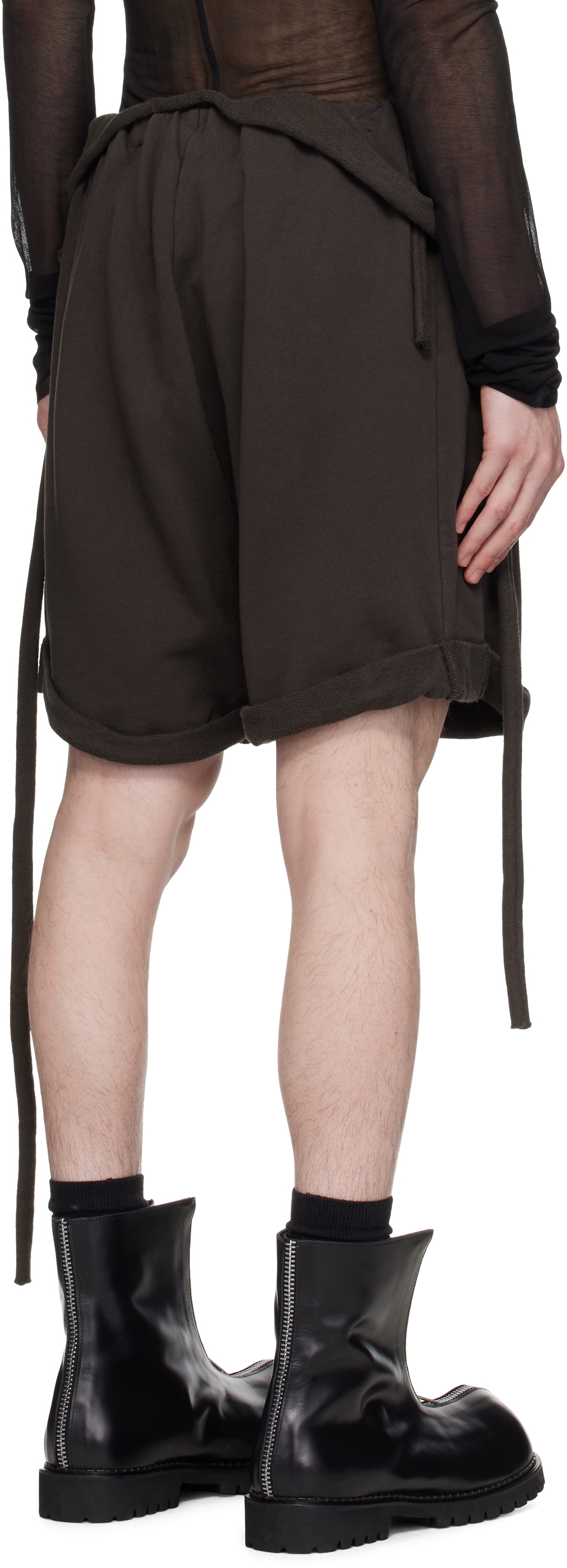 Ottolinger Brown Otto Rolled Track Shorts