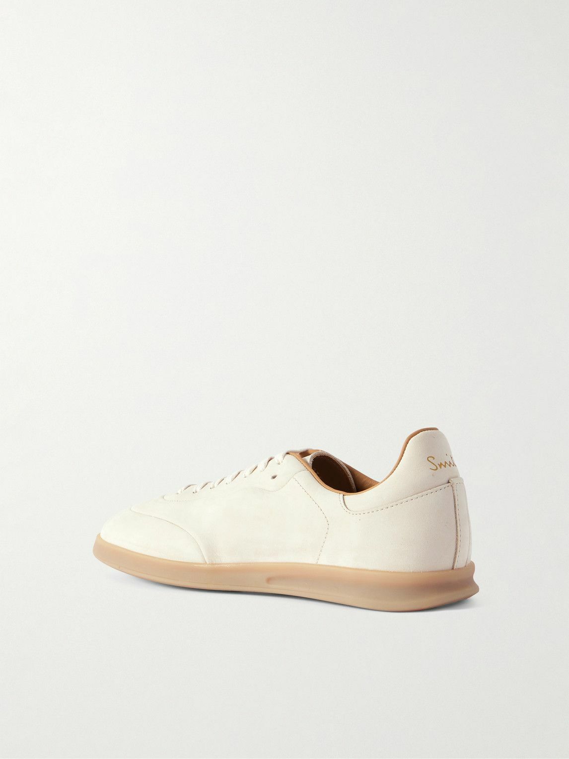 Paul Smith - Bailey Logo-Embossed Nubuck Sneakers - Neutrals