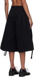 CASEY CASEY Black Pli Shorts