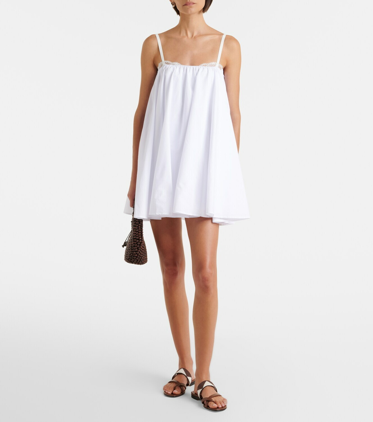 Staud Cecily cotton minidress