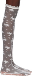 Yuhan Wang White Lace Socks