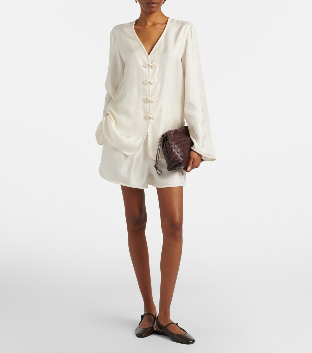Róhe Silk shorts