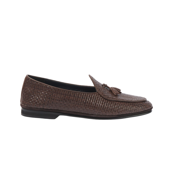 Photo: Rubinacci Marphy woven leather loafers